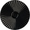 Ekena Millwork Shakuras Ceiling Medallion (For Canopies up to 5 1/2"), Hand-Painted Black Pearl, 29 1/2"OD x 2"P CM30SHBPS - alternate 1